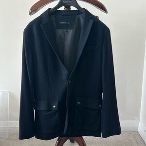 John Varvatos navy casual navy blazer